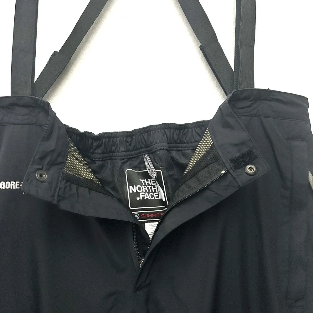 North Face Summit Series Gore-Tex XCR Mens XL Black Snow Ski Pants Suspenders